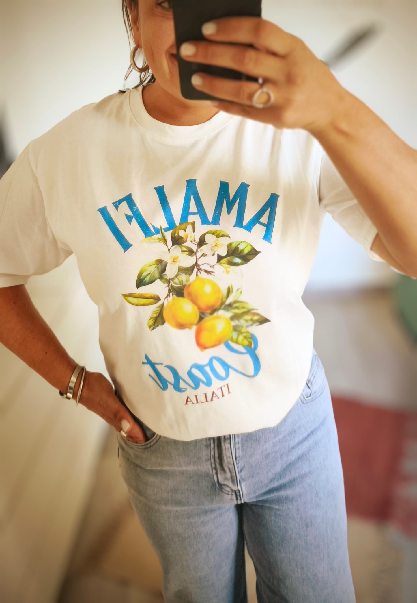 Le t-shirt imprimé "Iris"