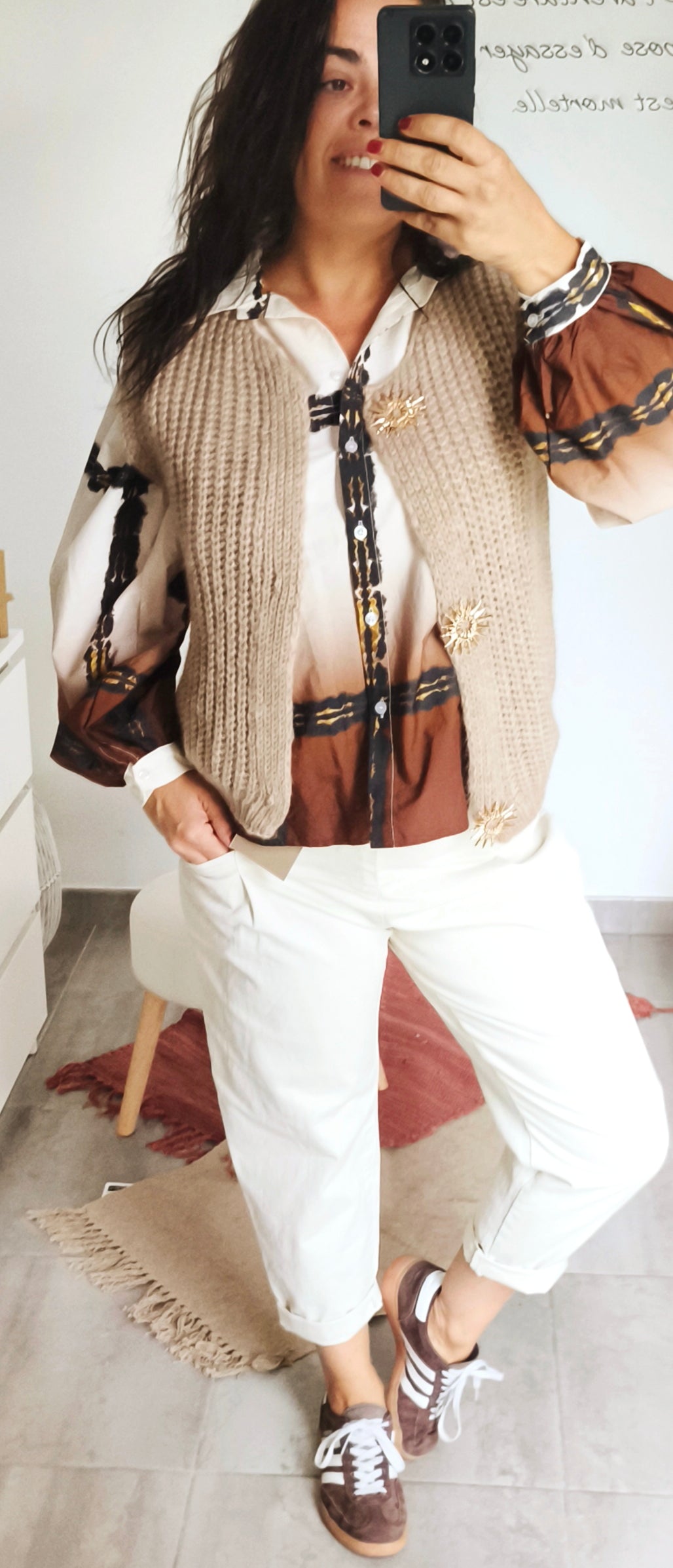 Le Gilet "Soledad" Beige