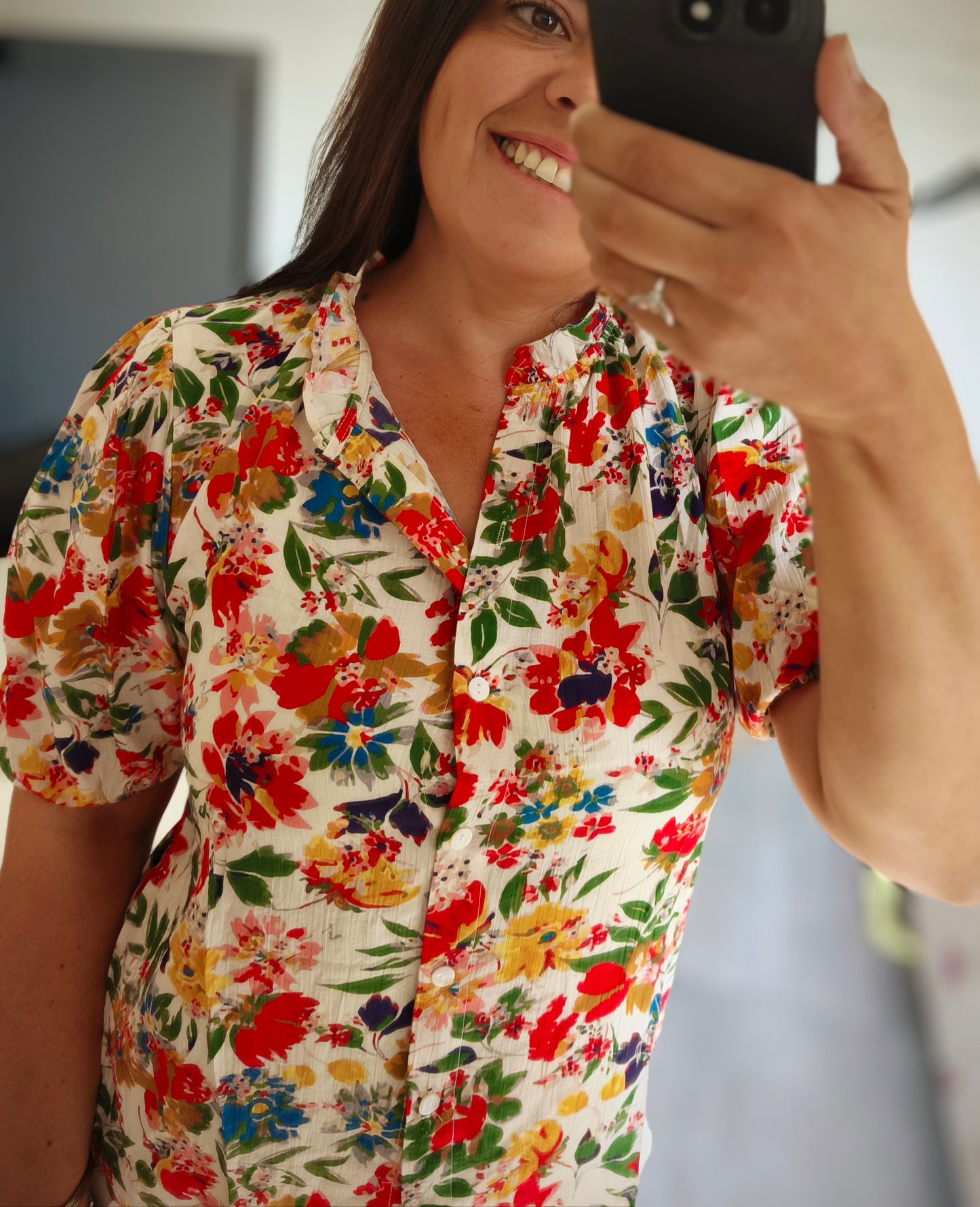 La blouse "Flora"
