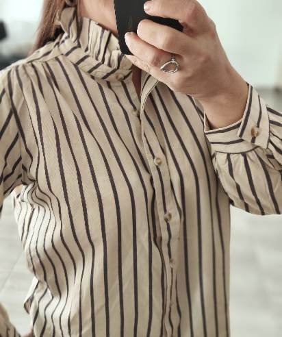 La chemise "Margaux" col façon Renaissance