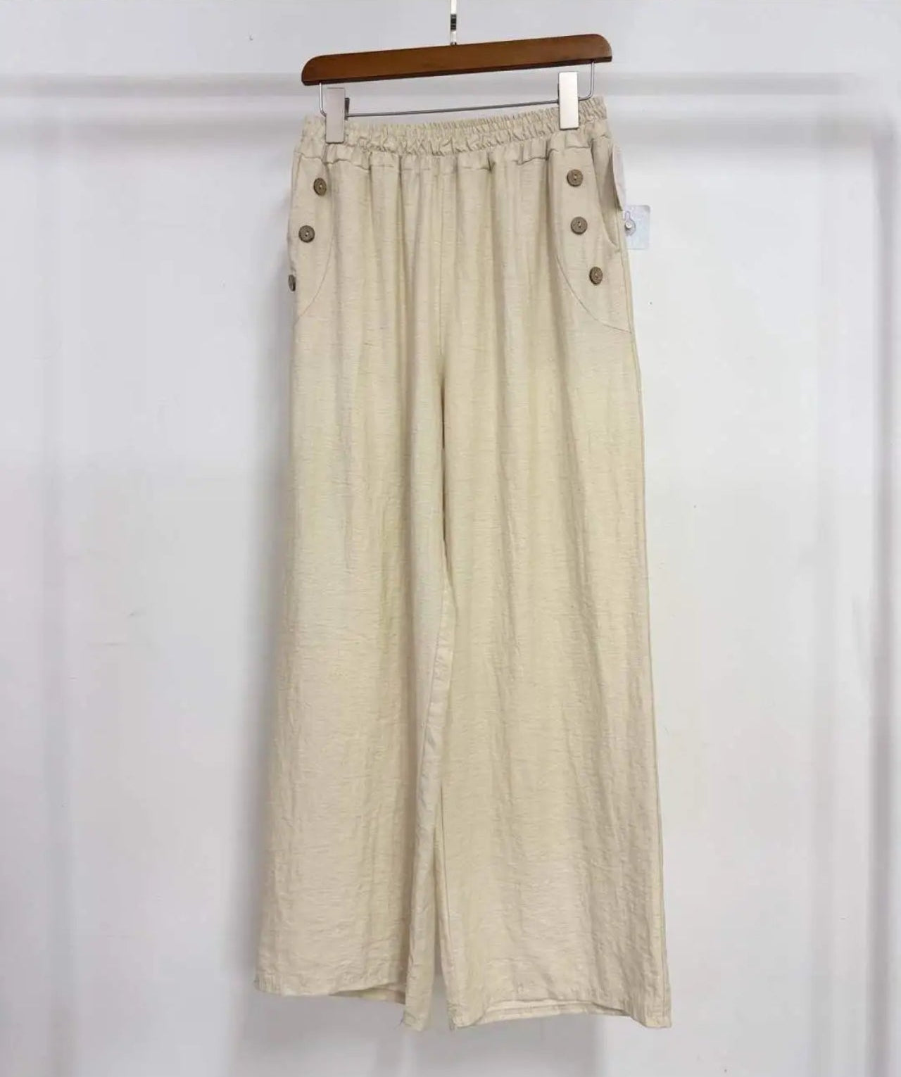 Pantalon Hortense – Coton Lin Wide Leg