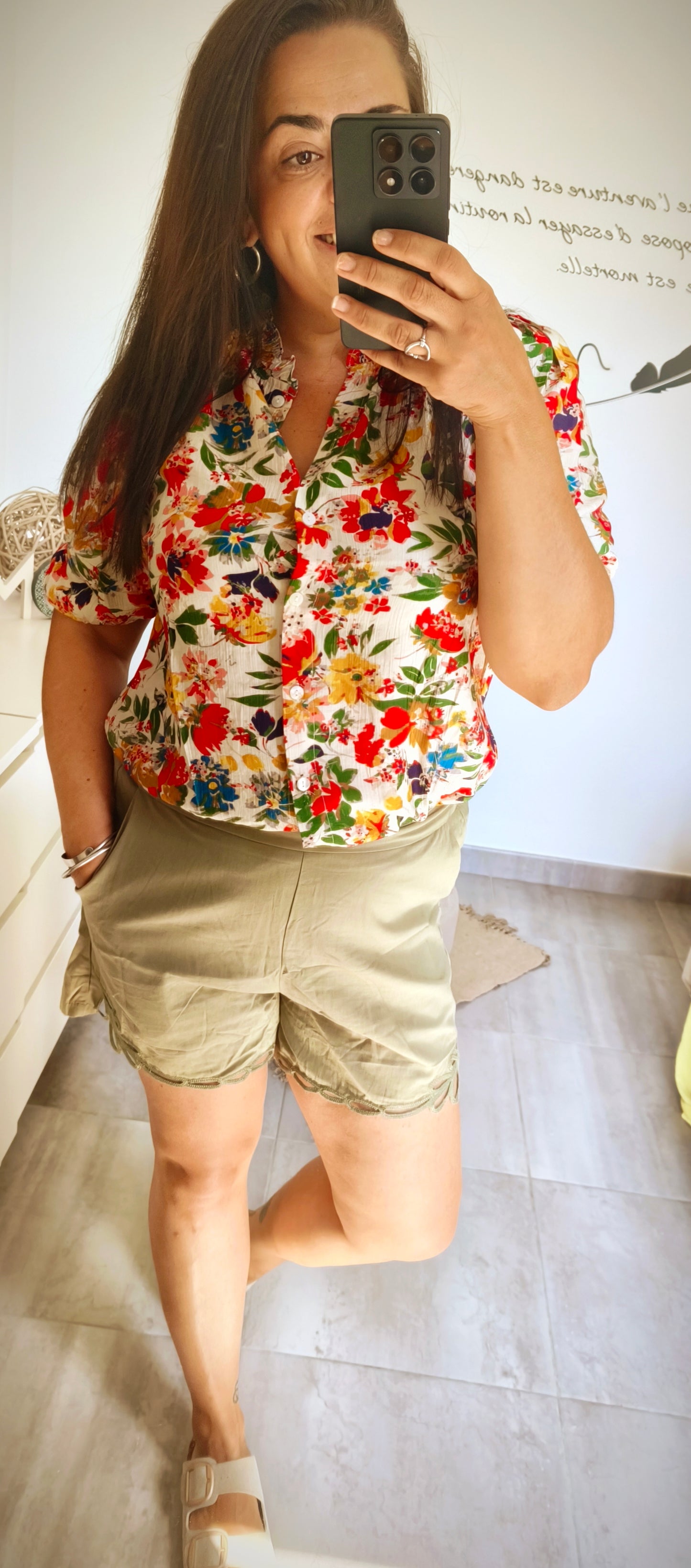 La blouse "Flora"