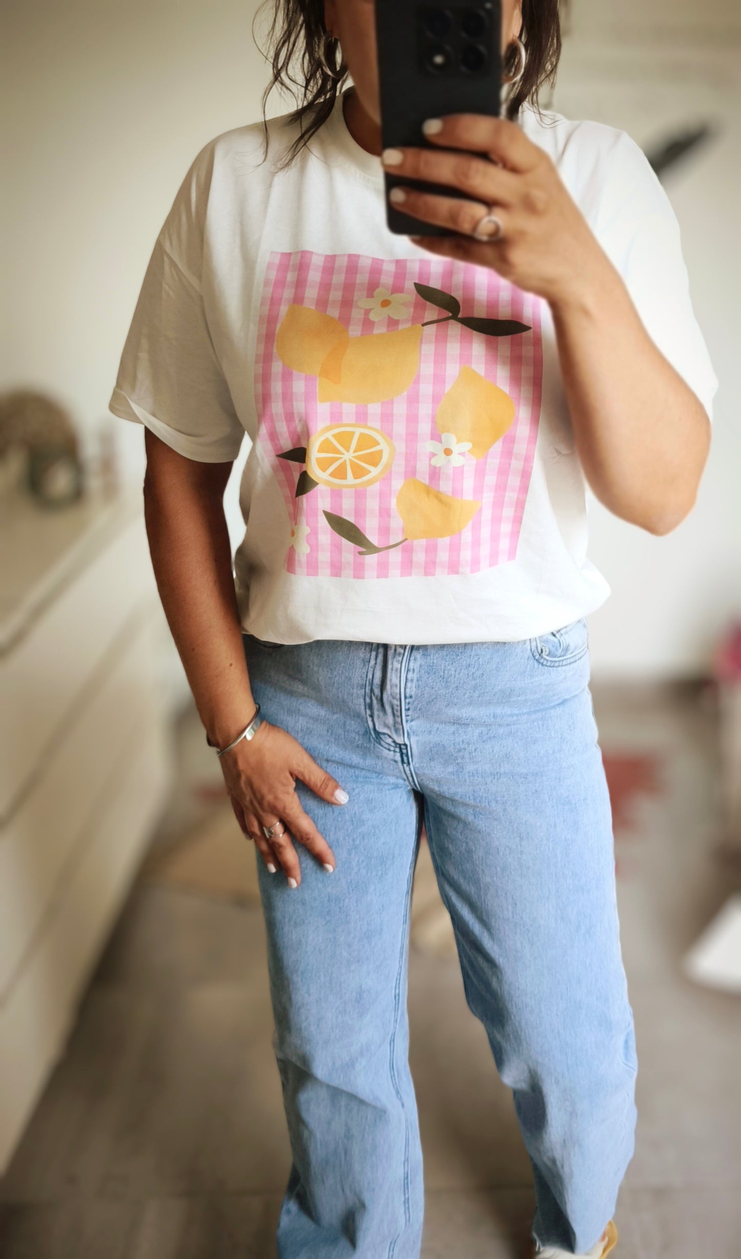 Le t-shirt imprimé "Citronnade"