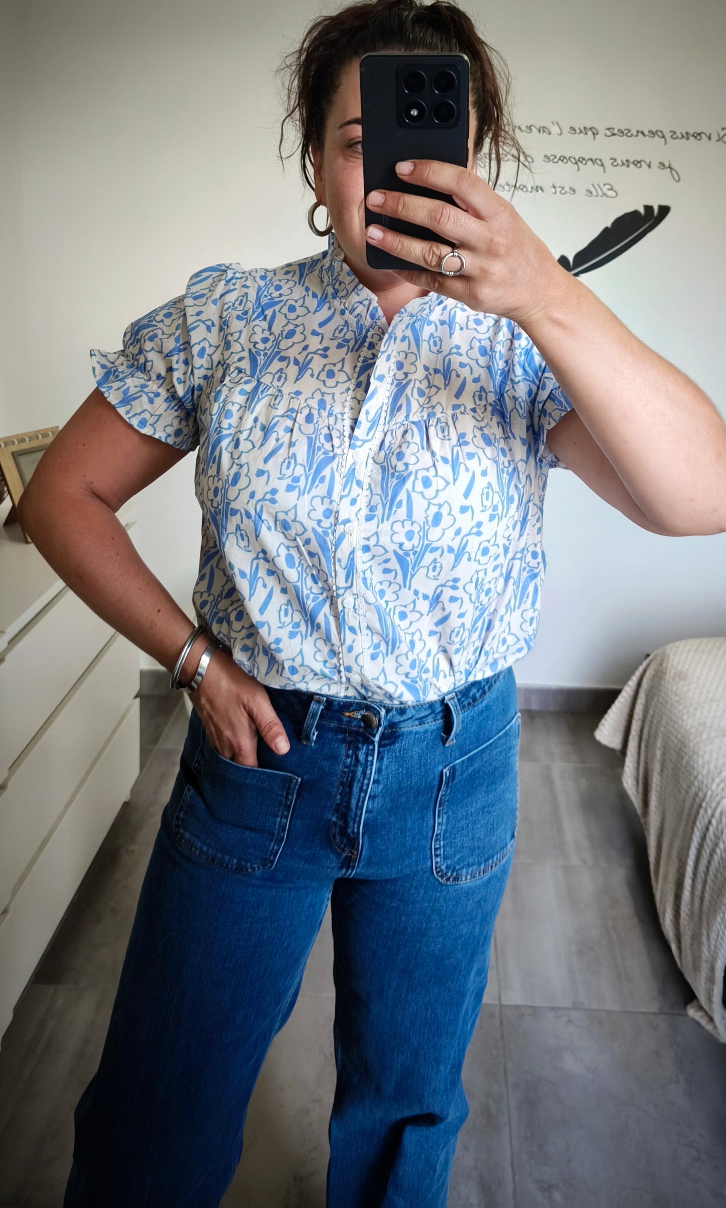 La blouse "Jade"