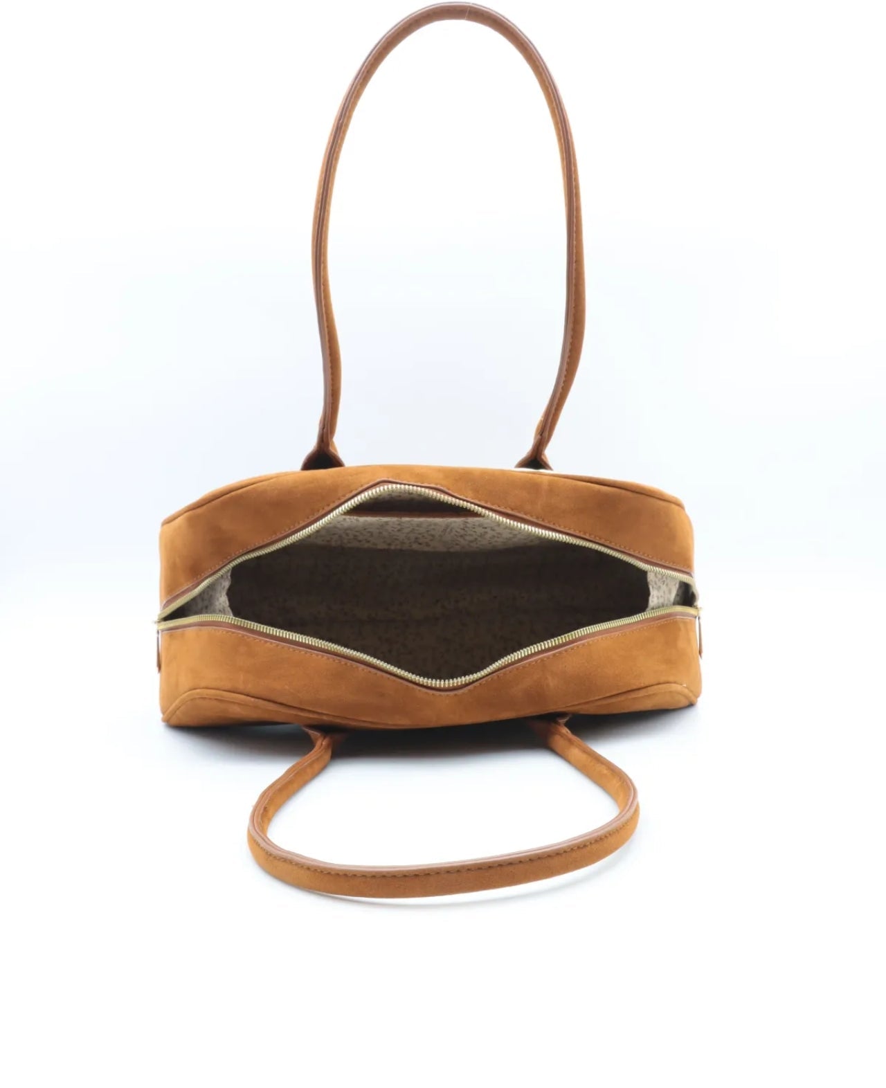 Camille- Le sac effet daim camel