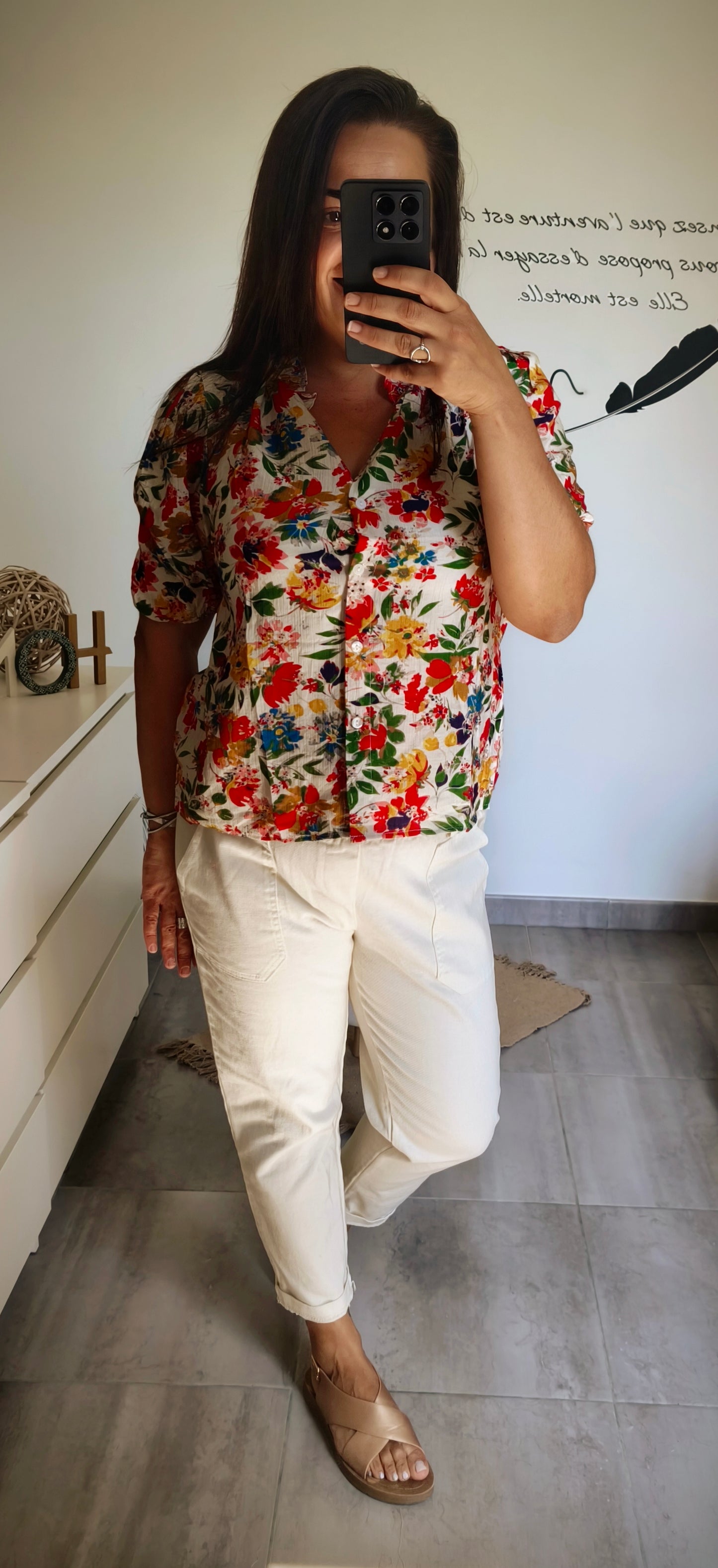 La blouse "Flora"