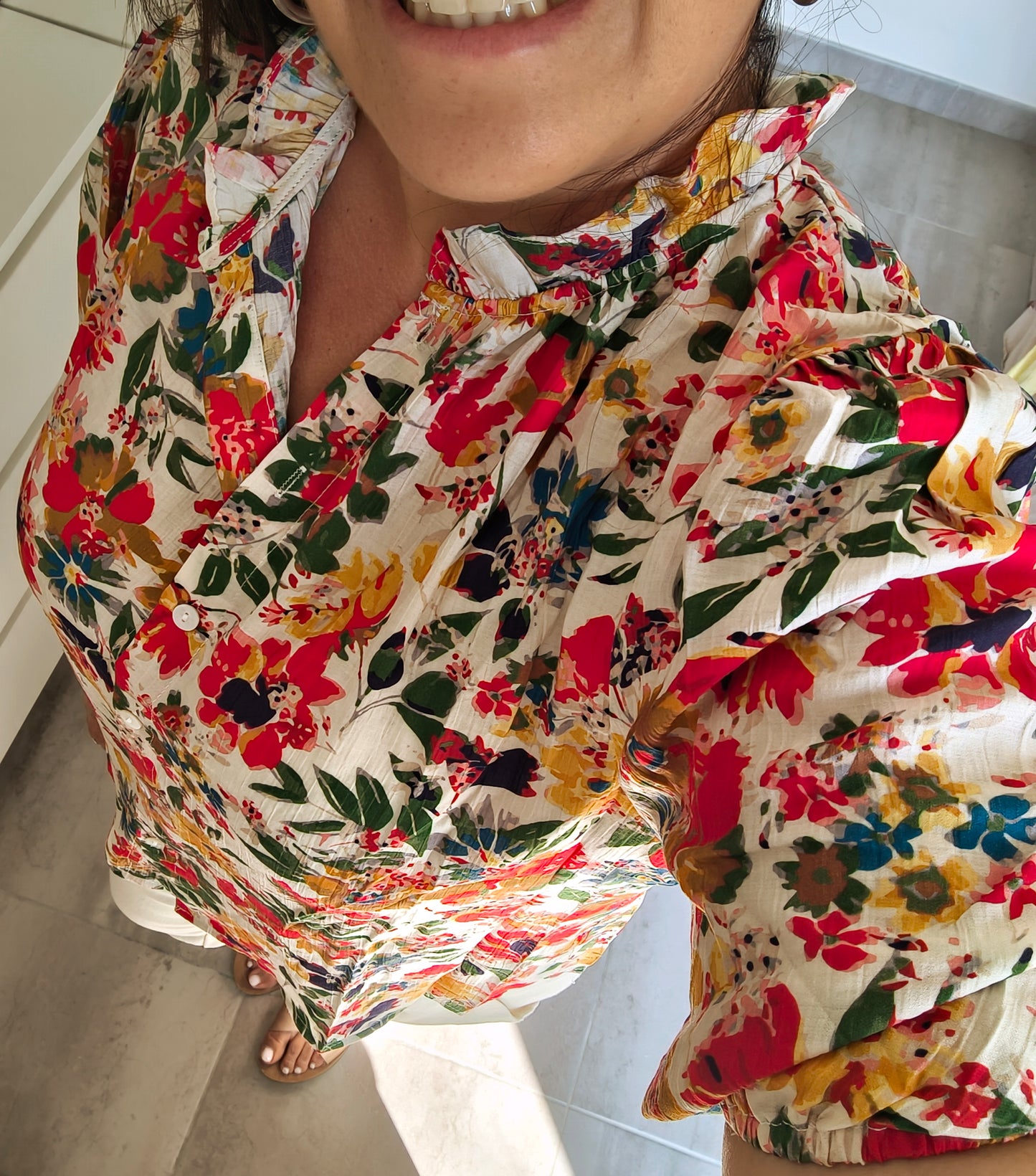 La blouse "Flora"