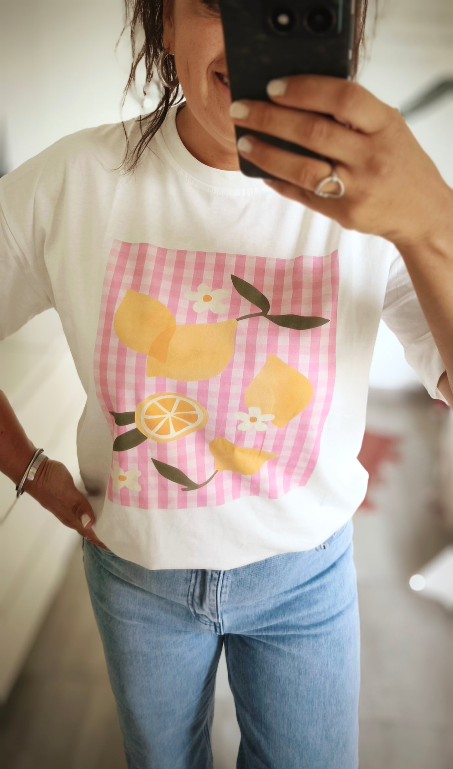 Le t-shirt imprimé "Citronnade"