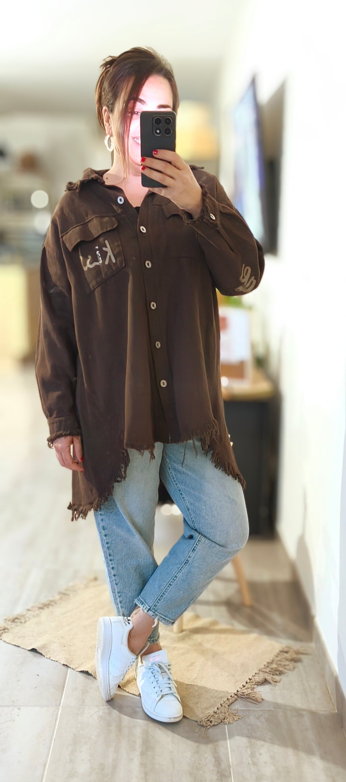 Le jean coupe boyfriend "Lia"