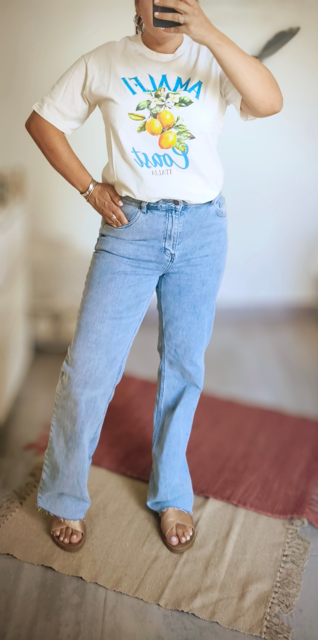 Le t-shirt imprimé "Iris"