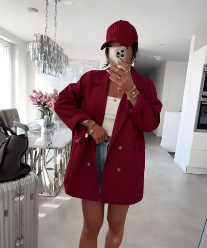 Le blazer bordeaux "Louison"