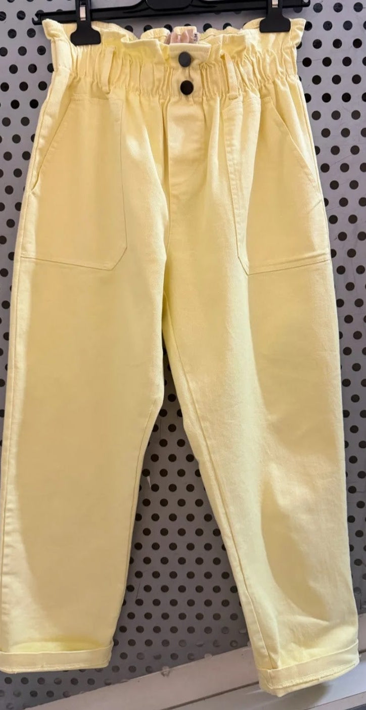 Le pantalon "Léa" Jaune