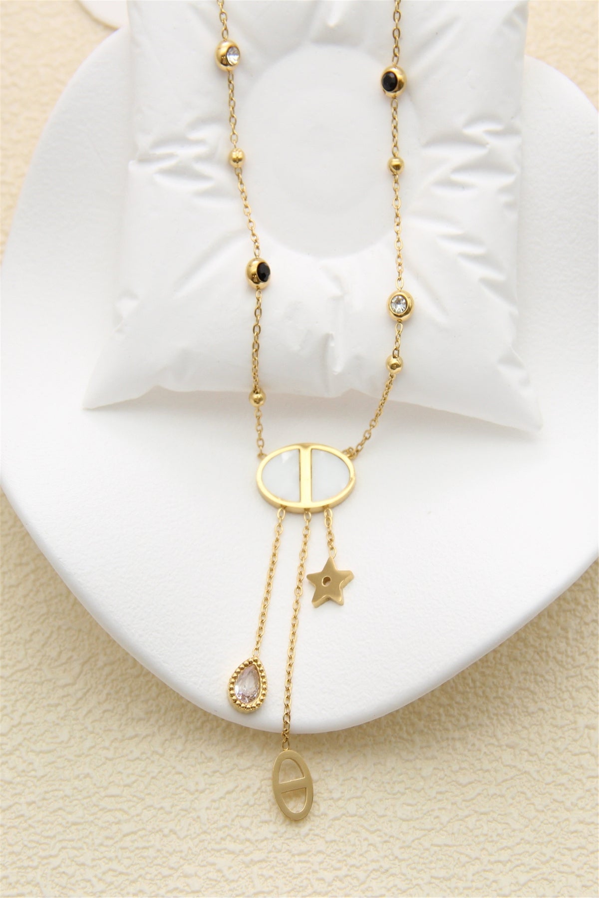 Le collier "Pampilles" en acier inoxydable - Lucienne & Marie