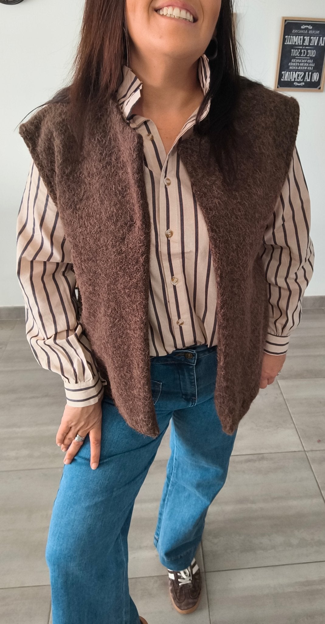 Le gilet "Lily" - Lucienne & Marie