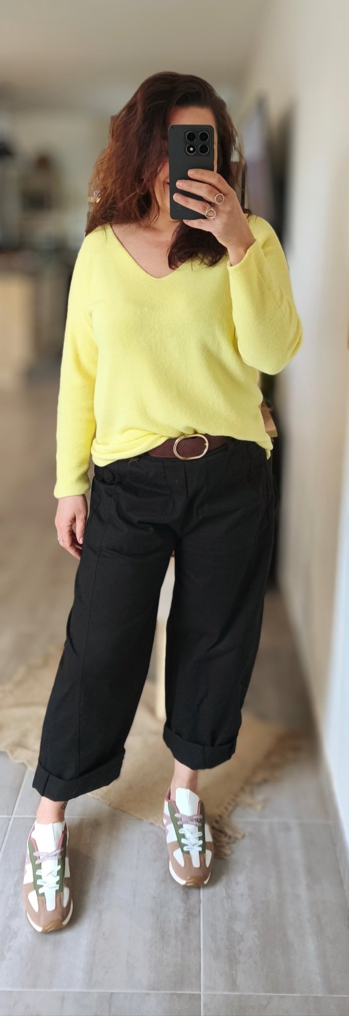 Le pantalon Barrel avec ceinture "Brigitte" - Lucienne & Marie