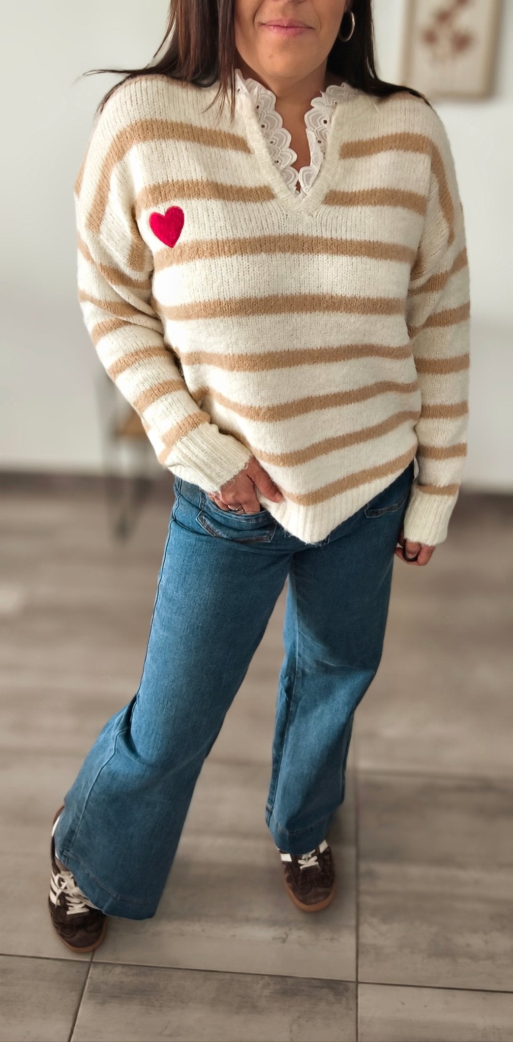 Le pull "Victoire" - Lucienne & Marie