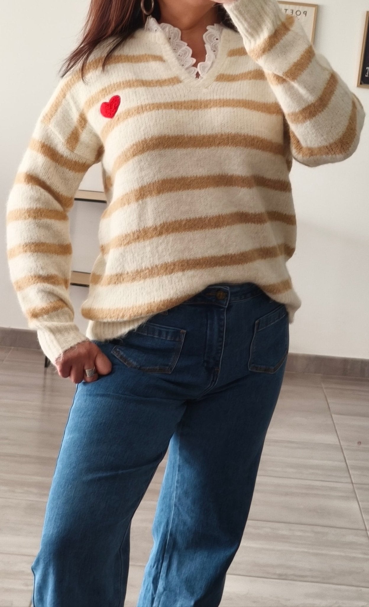 Le pull "Victoire" - Lucienne & Marie