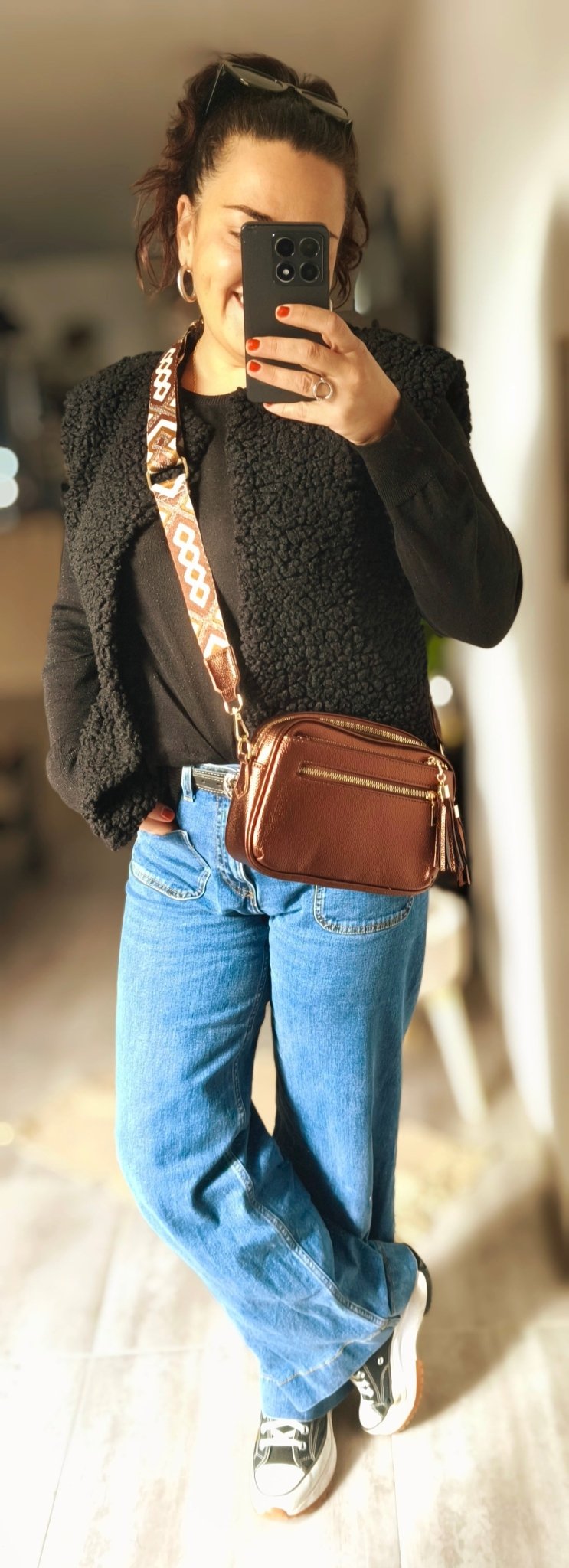 Le sac bandoulière "Emilie" Bronze - Lucienne & Marie