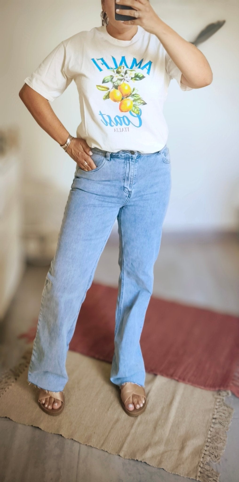 Le t-shirt imprimé "Iris" - Lucienne & Marie