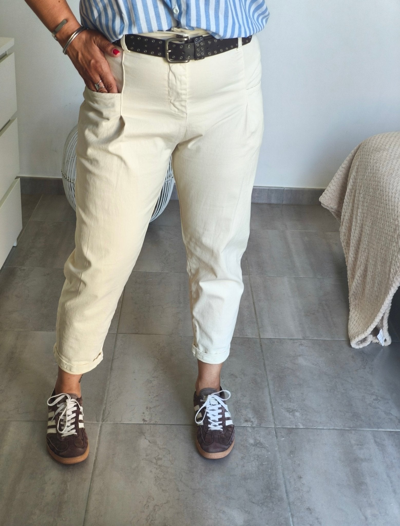 Pantalon "CEINTURON" - Lucienne & Marie