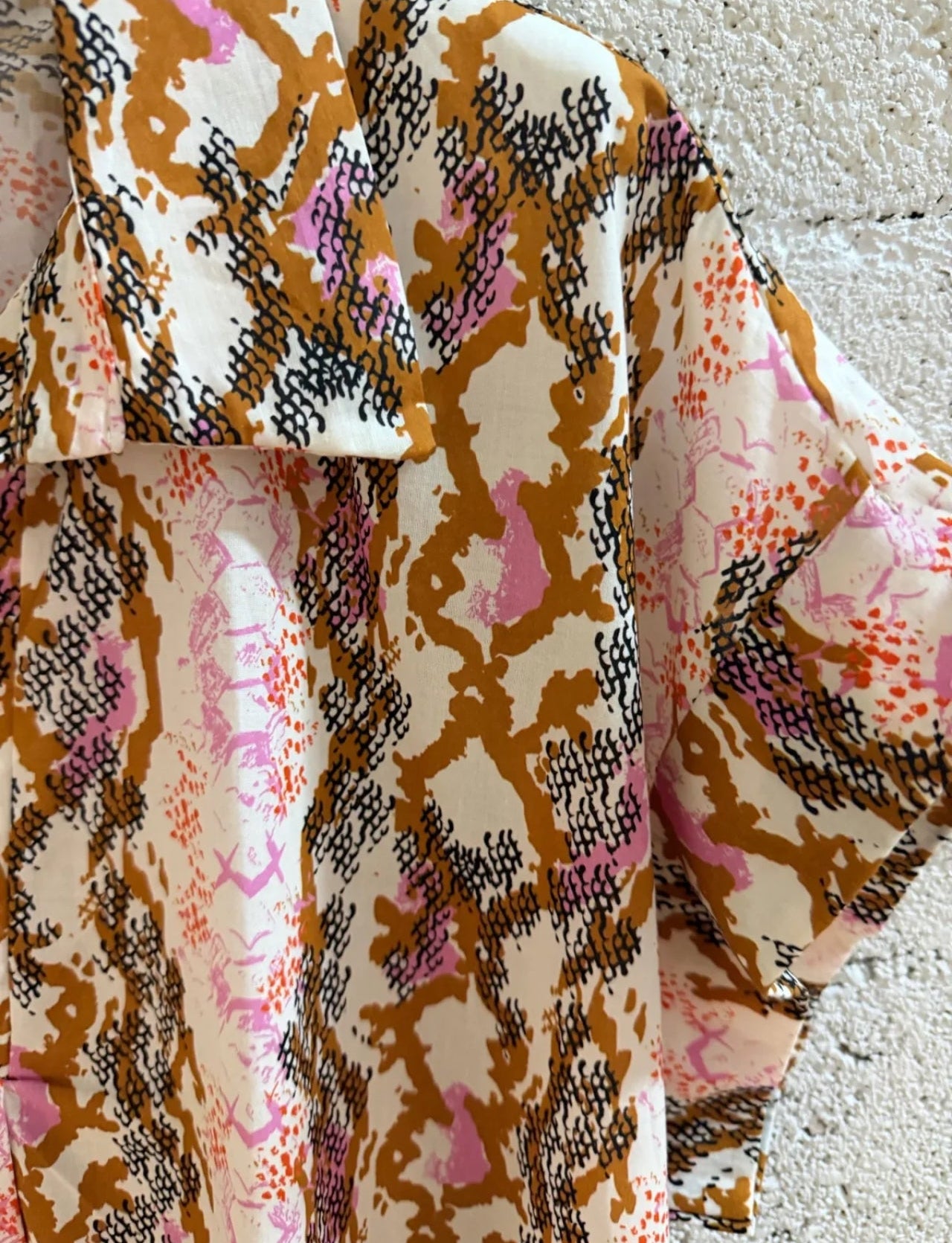 Odalys – Robe Chemise Imprimée Python
