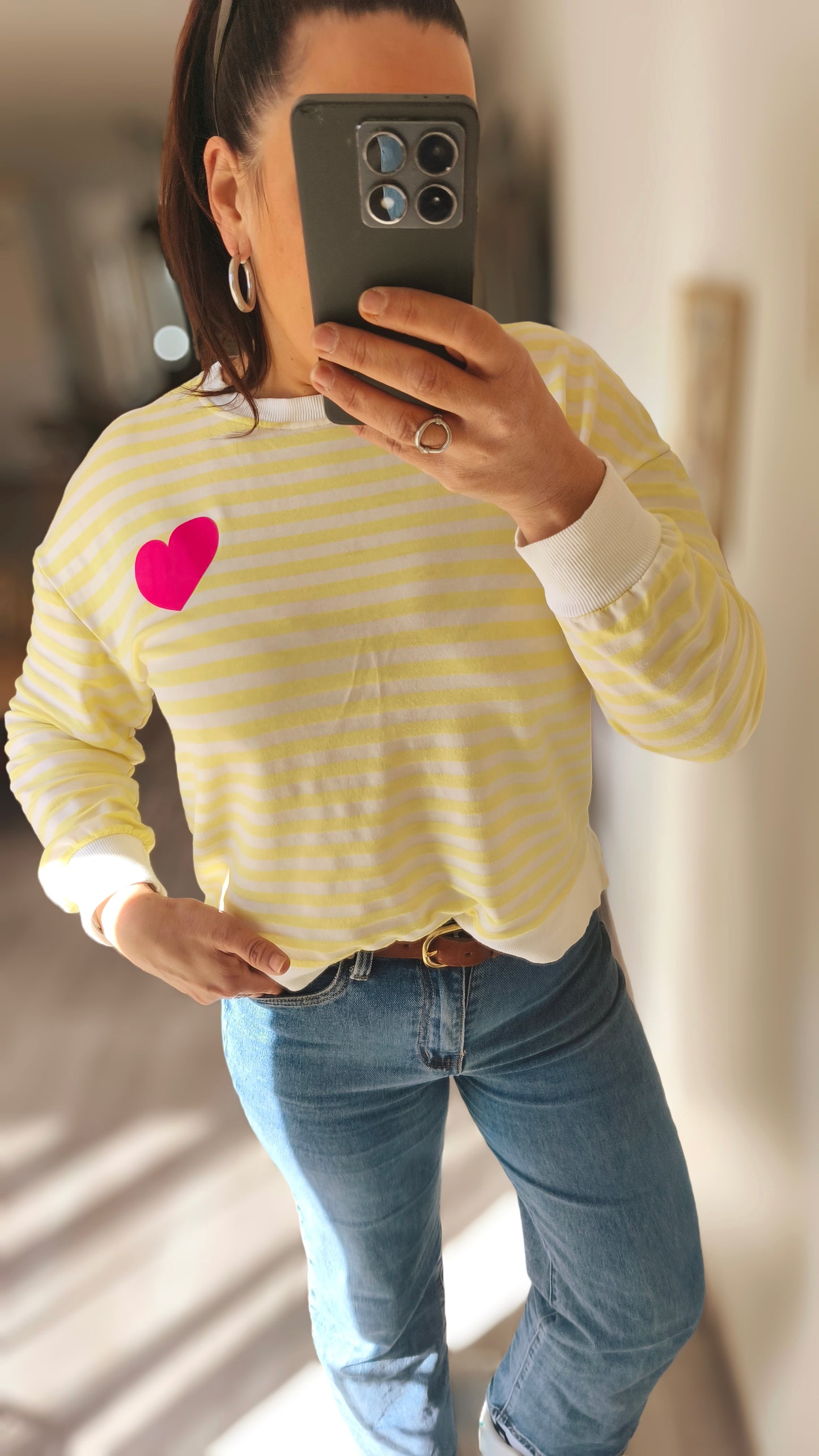 The "Lilas" Yellow Sweater