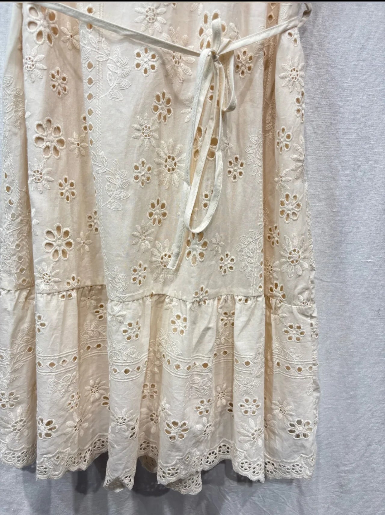 Robe Garance – Broderie Anglaise Écrue