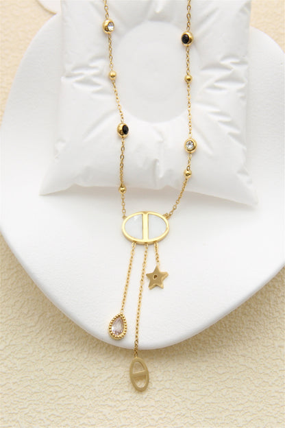 Le collier "Pampilles" en acier inoxydable