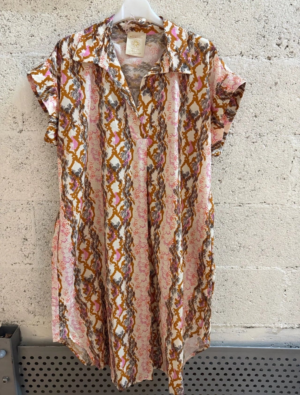 Odalys – Robe Chemise Imprimée Python