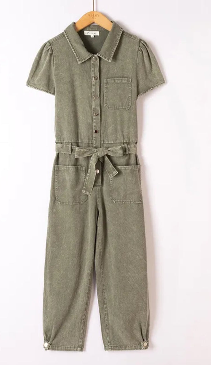La combi-pantalon "Apolline" Kaki