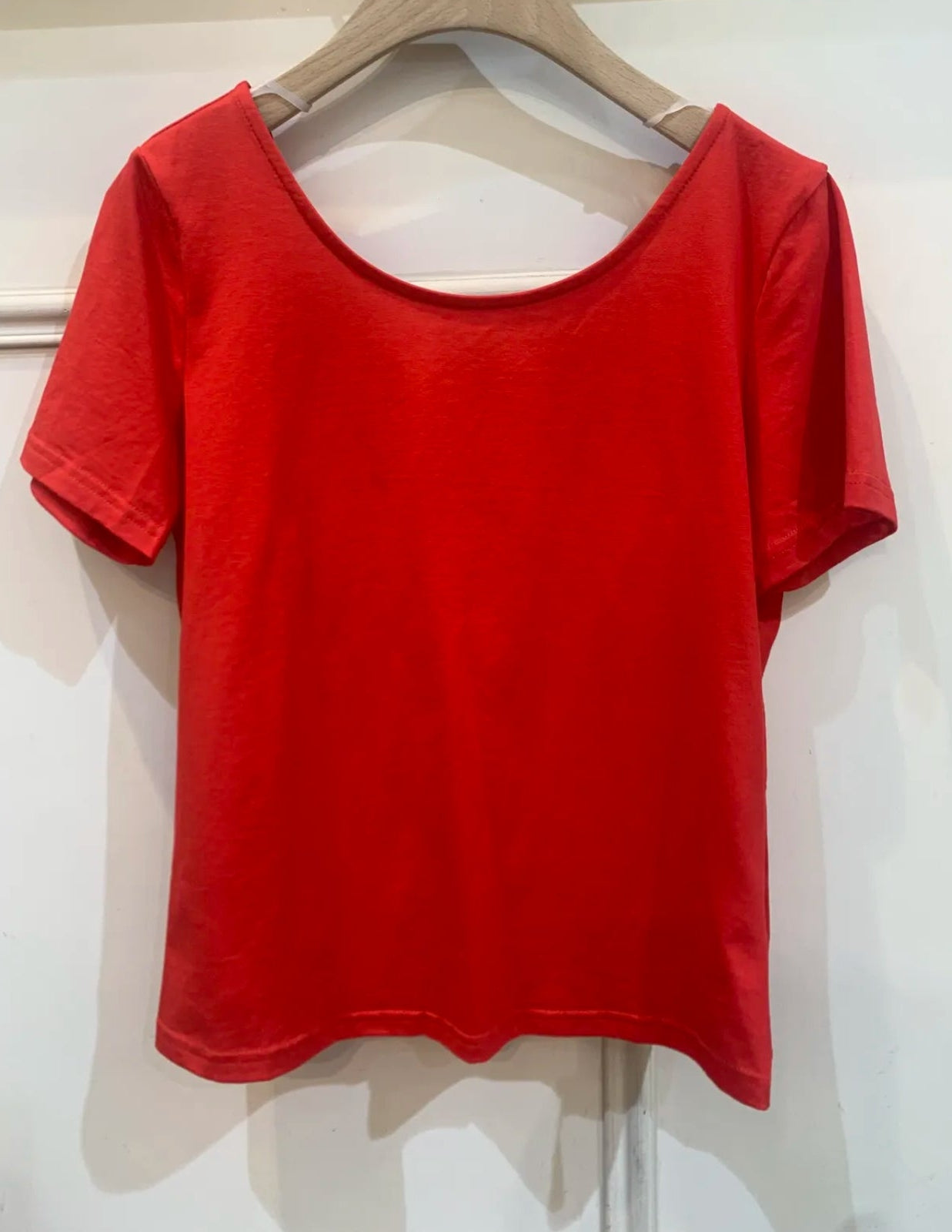 Top Sasha – Rouge Dos Ouvert Noué