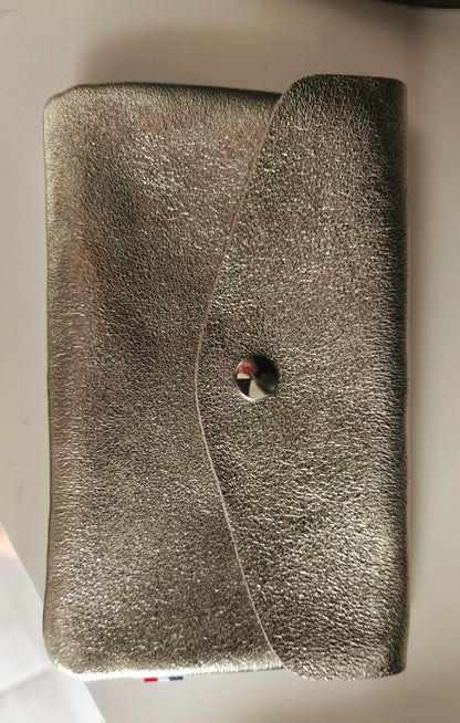 Le portefeuille en croûte de cuir 100% "Mireille"