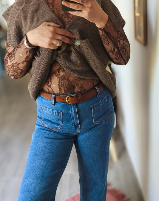 Le top dentelle "Isy"