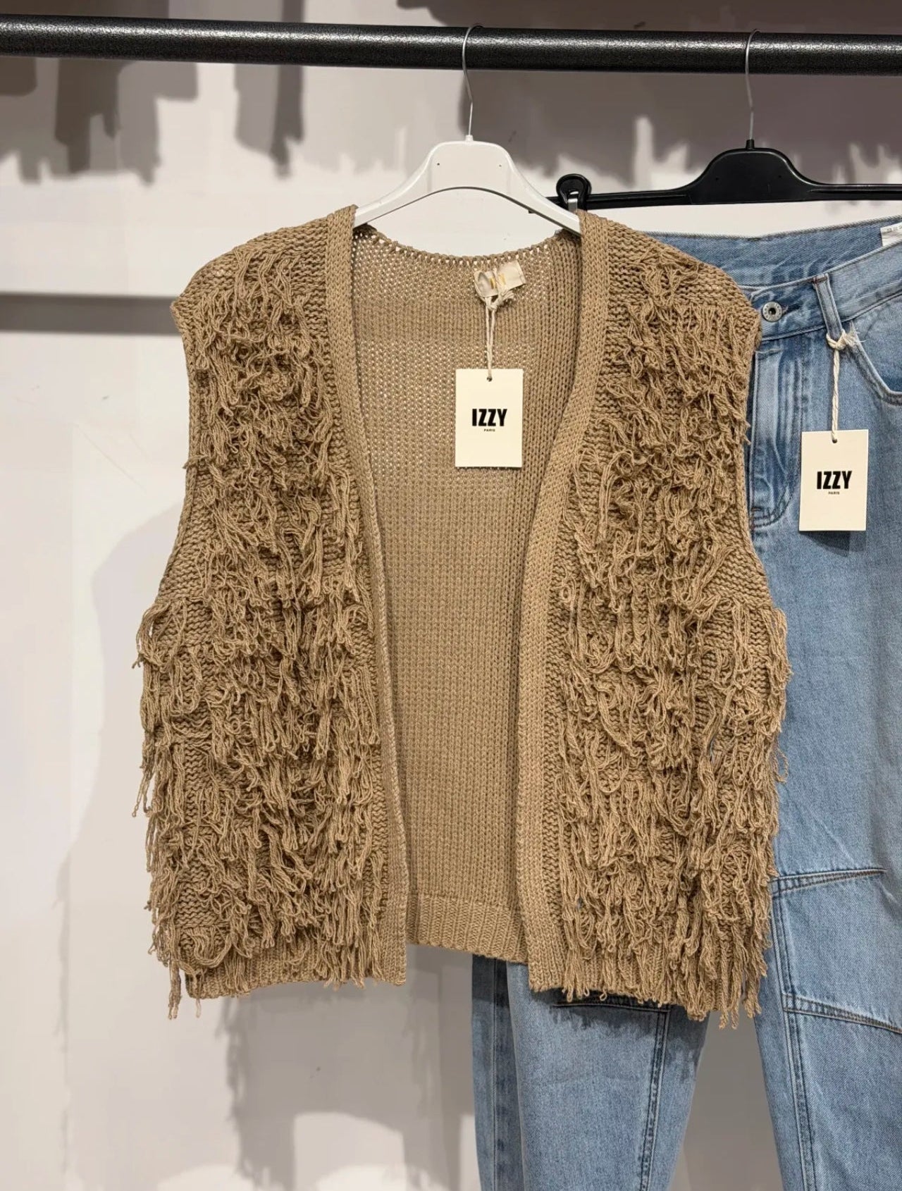 Le Gilet Maëlle – Camel ✨