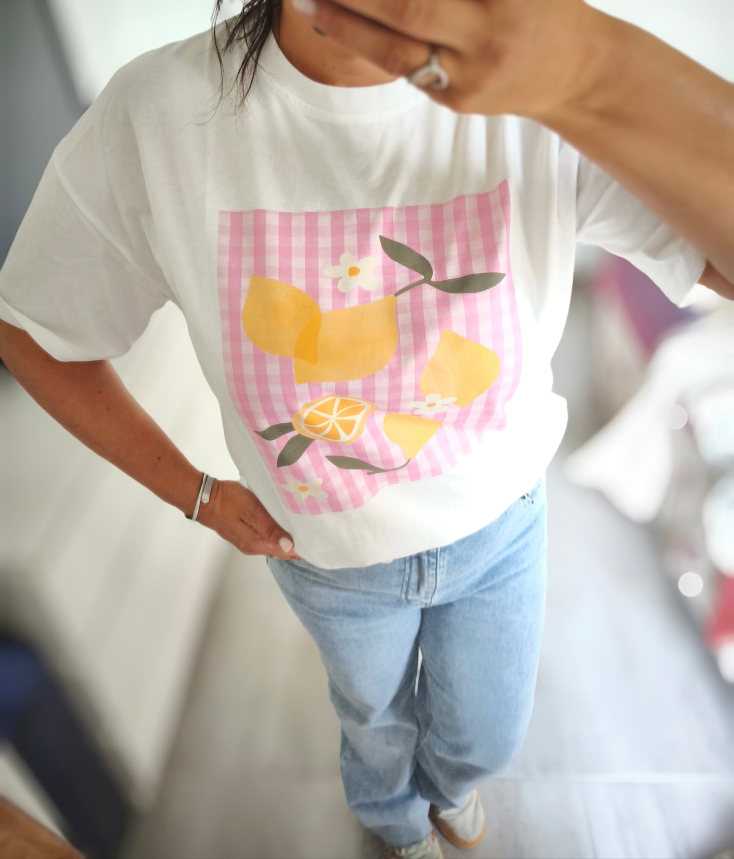 Le t-shirt imprimé "Citronnade"