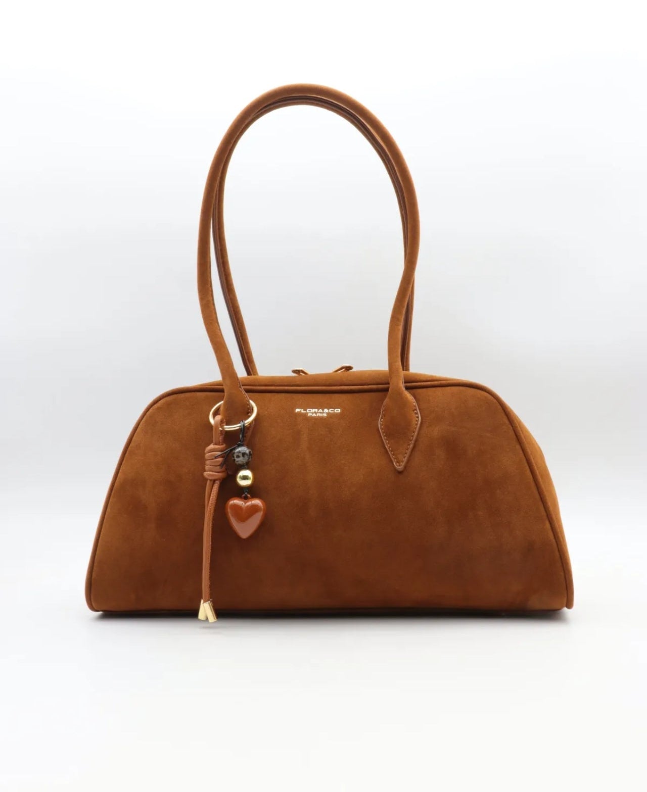 Camille- Le sac effet daim camel