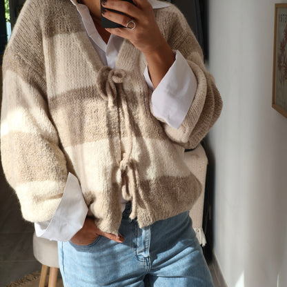 Le gilet "Chris" Taupe