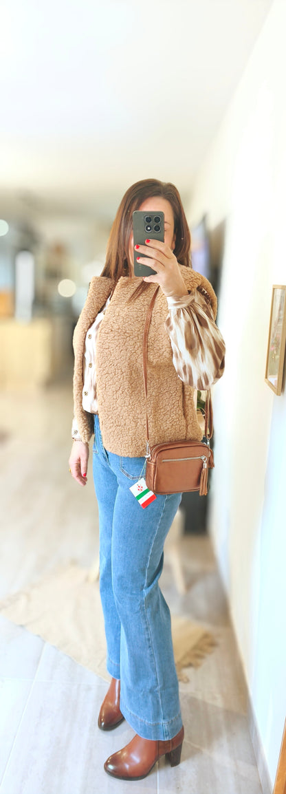 Le gilet "Teddy" Camel🇮🇹