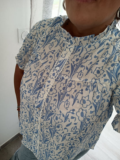 La blouse "Jade"