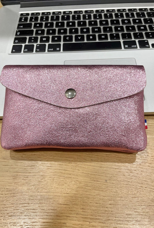 Le portefeuille en croûte de cuir 100% "Mireille"