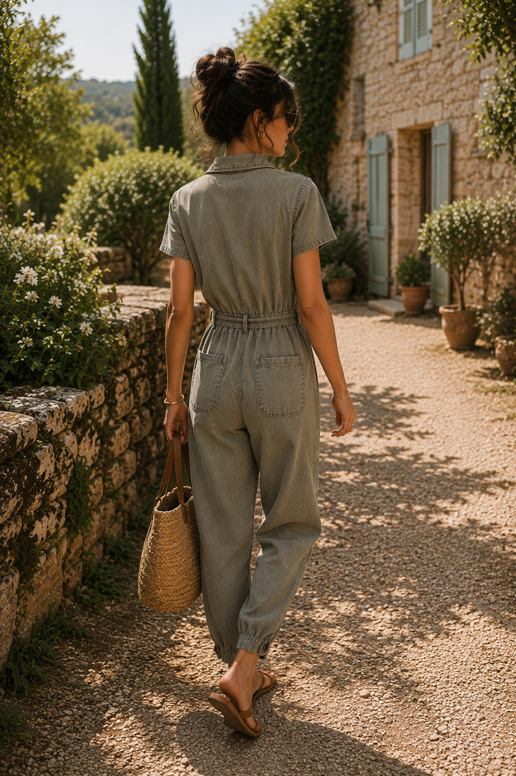 La combi-pantalon "Apolline" Kaki