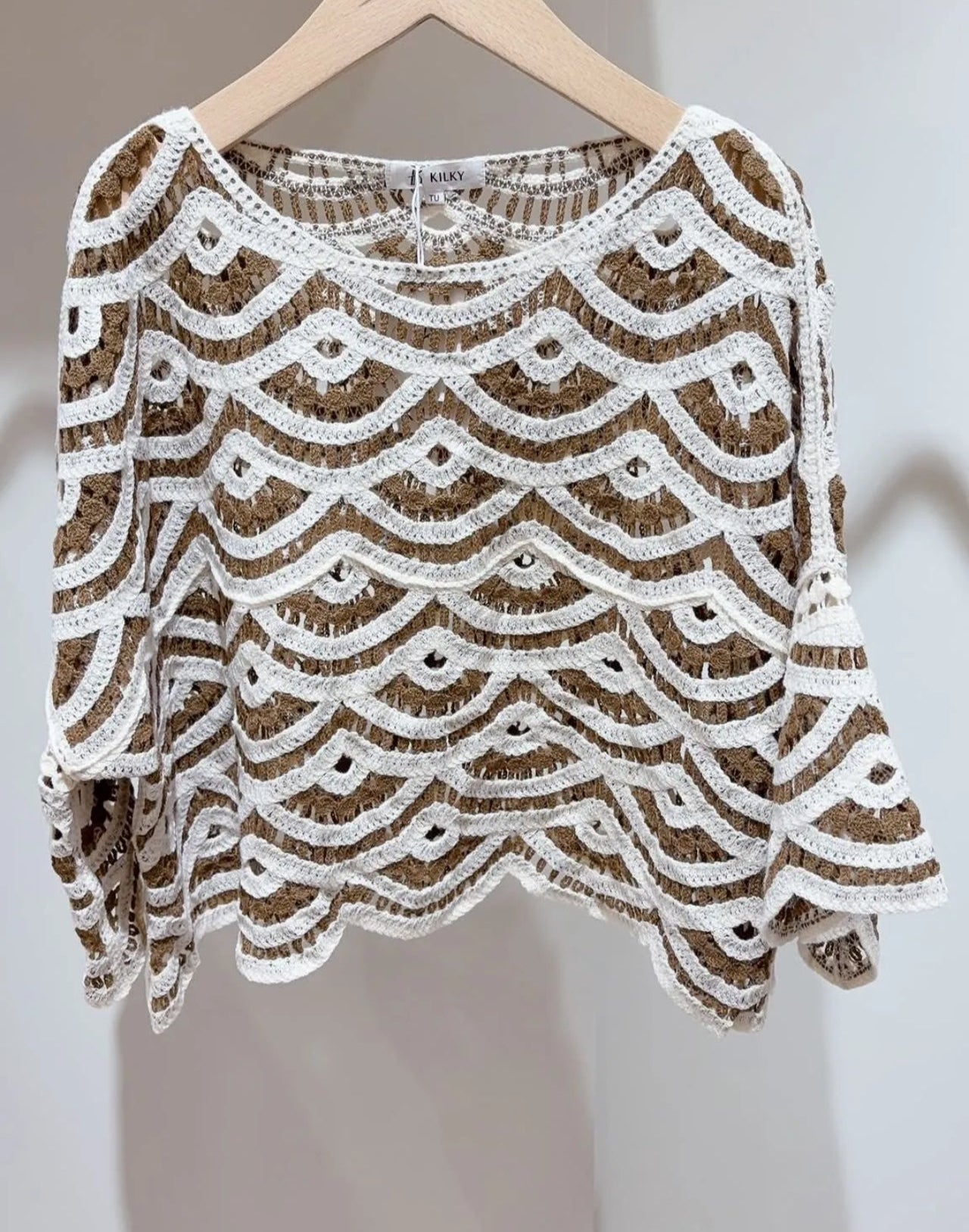 Top Séville – Crochet Ajouré Oversize