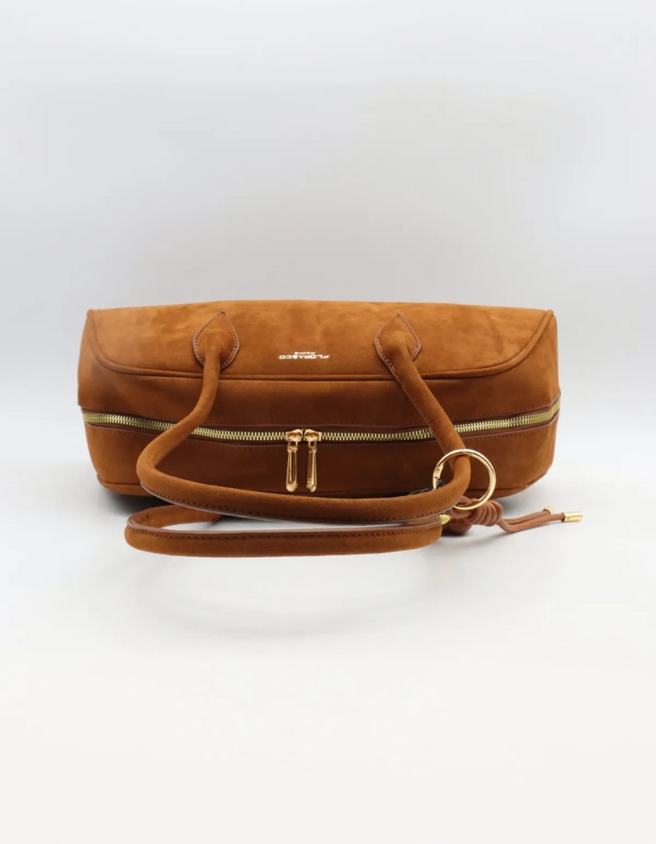 Camille- Le sac effet daim camel
