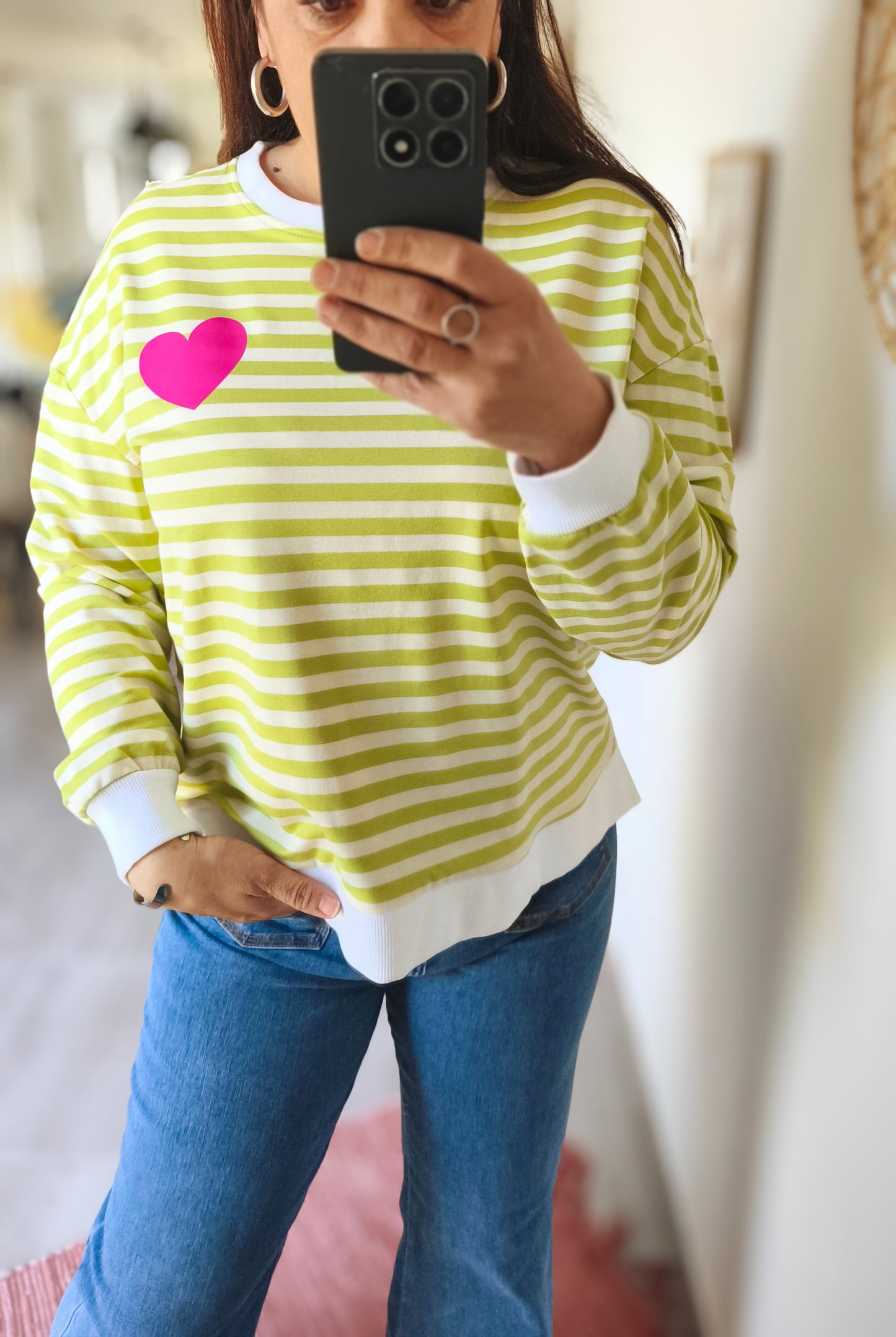 Der Pullover „Lilas“ Anis