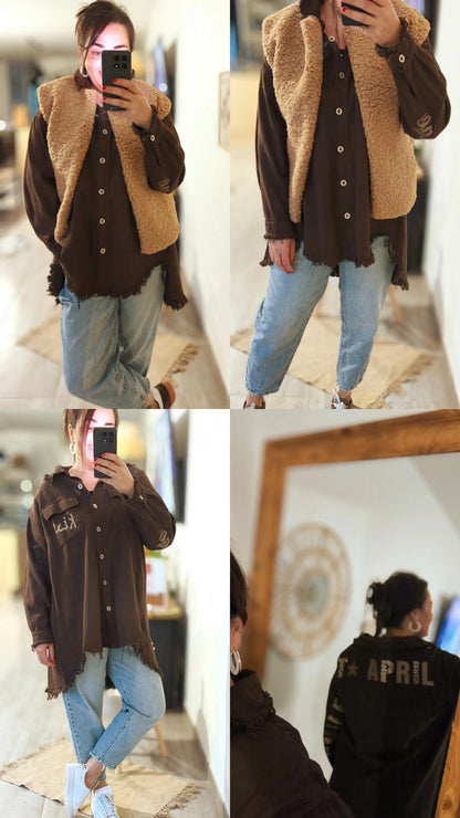 Le gilet "Teddy" Camel🇮🇹