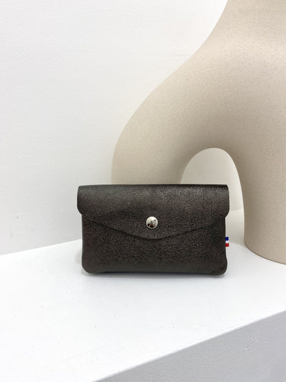 Le portefeuille en croûte de cuir 100% "Mireille"