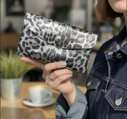 Le portefeuille en croûte de cuir 100% "Mireille"