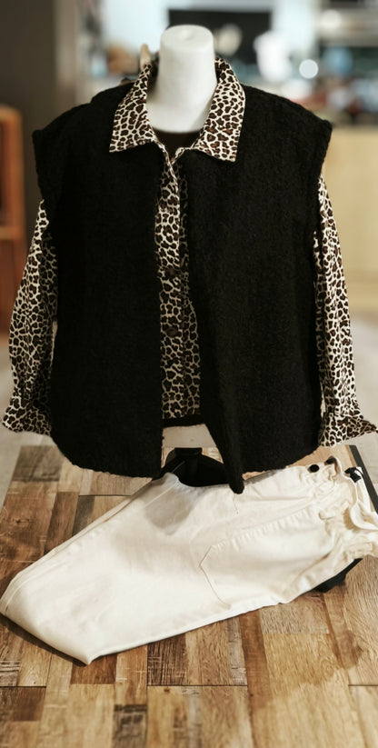 le gilet "Lily" noir