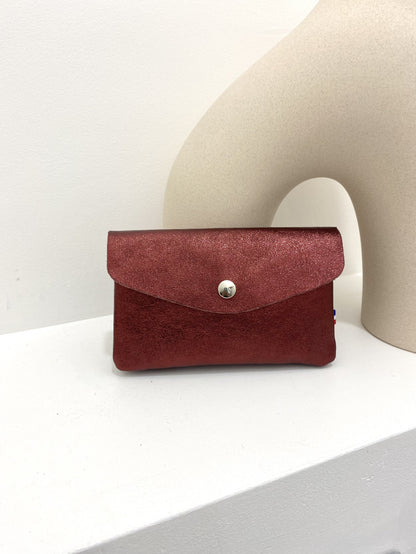 Le portefeuille en croûte de cuir 100% "Mireille"