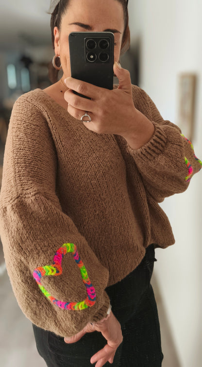 Le pull "Jude" Camel